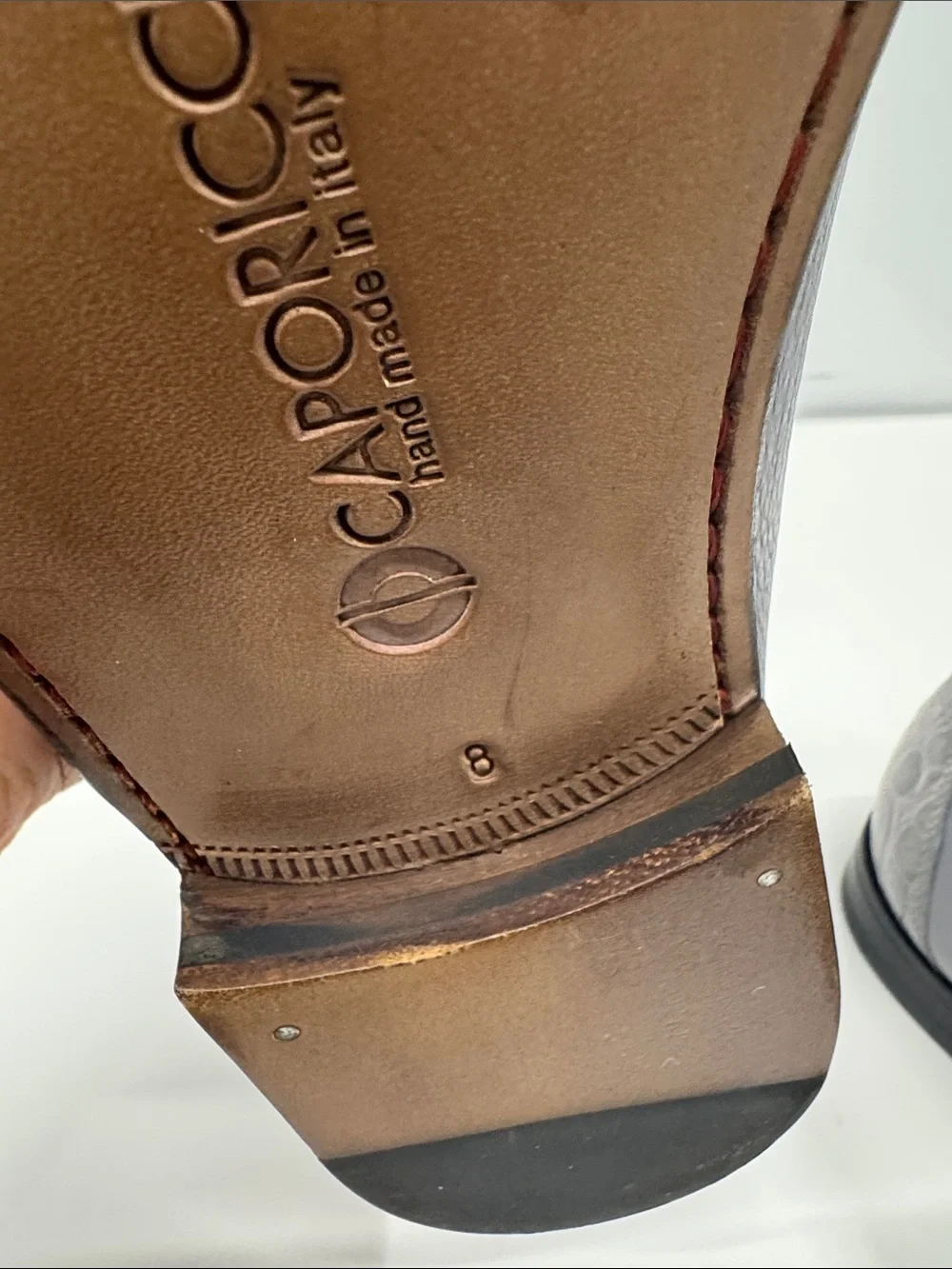 Caporicci Alligator shoes size 8